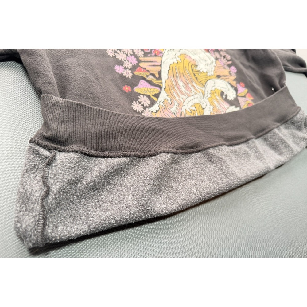 Billabong Stay Sunshine Wave Sweatshirt Charcoal ABJFT00437 | Women's Large - Picture 12 of 12